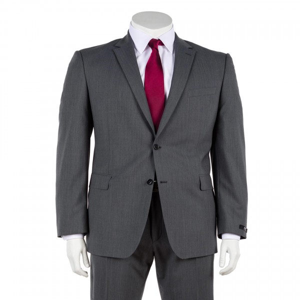 Anzug Sakko Zwei-Knopf einreihig in blau und grau