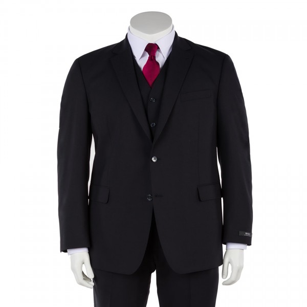 Anzug Sakko Zwei-Knopf in marine, anthrazit und schwarz